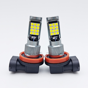 适用现代ix25瑞奕名图悦纳LED前雾灯防雾灯灯泡超高亮改装专用H11