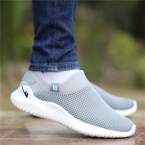 回力男鞋春季新款一脚蹬透气