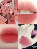 3ce唇釉小样水雾唇露丝绒哑光迷你口红laydown乌龙奶茶色持久中样