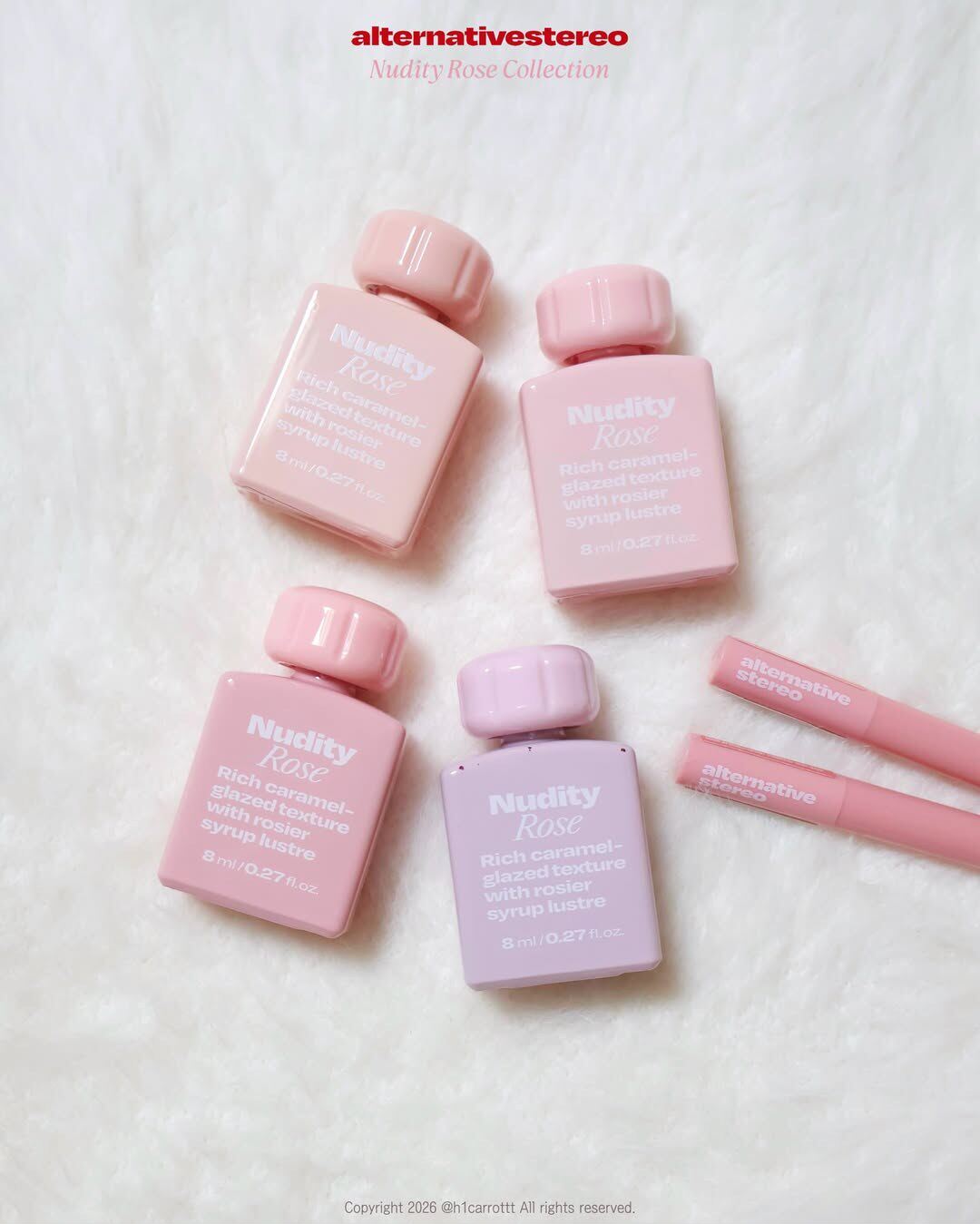 4月新alternativestereo焦糖唇釉nudity rose 水光11/12/13/14