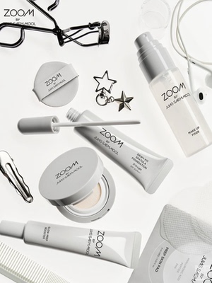 部分现货韩国大创Daiso x郑瑄茉联名妆前乳粉底液气垫定妆喷雾