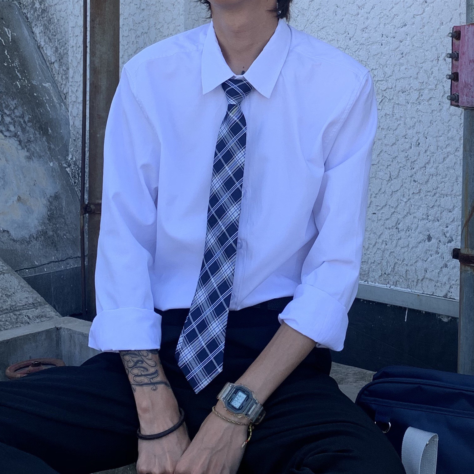 日系jkdk制服长短袖白衬图片