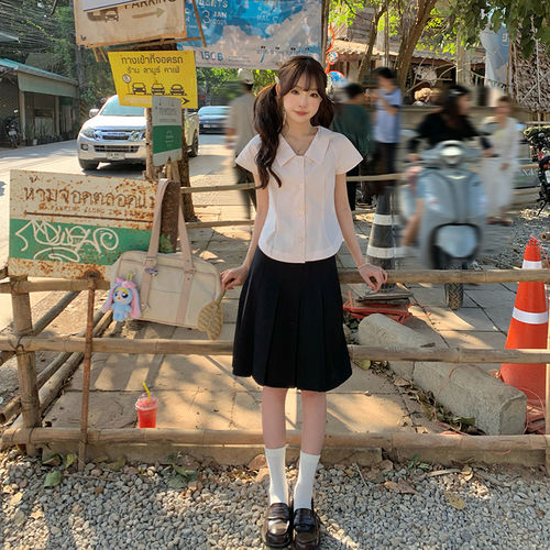 东京岁时记jk甜美粉色衬