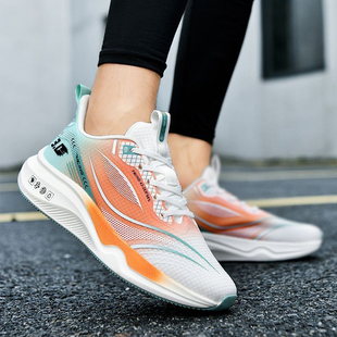 2025新款夏季男鞋透气休闲运动鞋学生时尚百搭潮流飞织网面跑步鞋