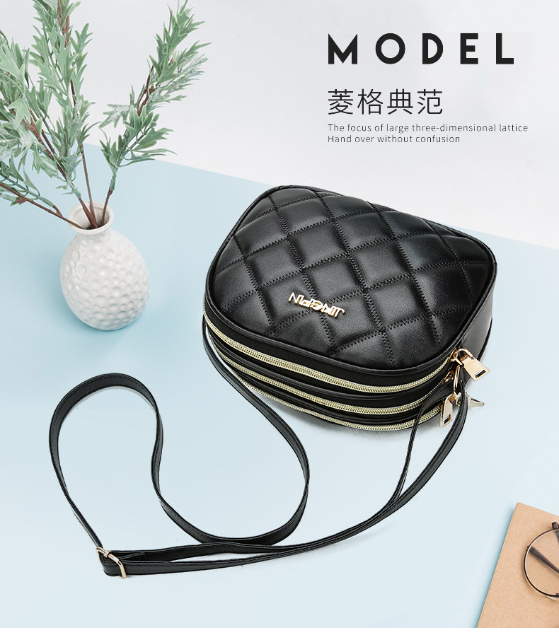 包包2020新款女式包单肩包韩版斜挎包时尚潮流小包菱格贝壳包休闲