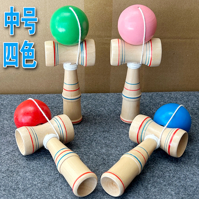 日本剑玉入门Kendama技巧球玩具