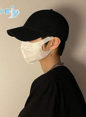 大头围鸭舌帽男春夏季纯色