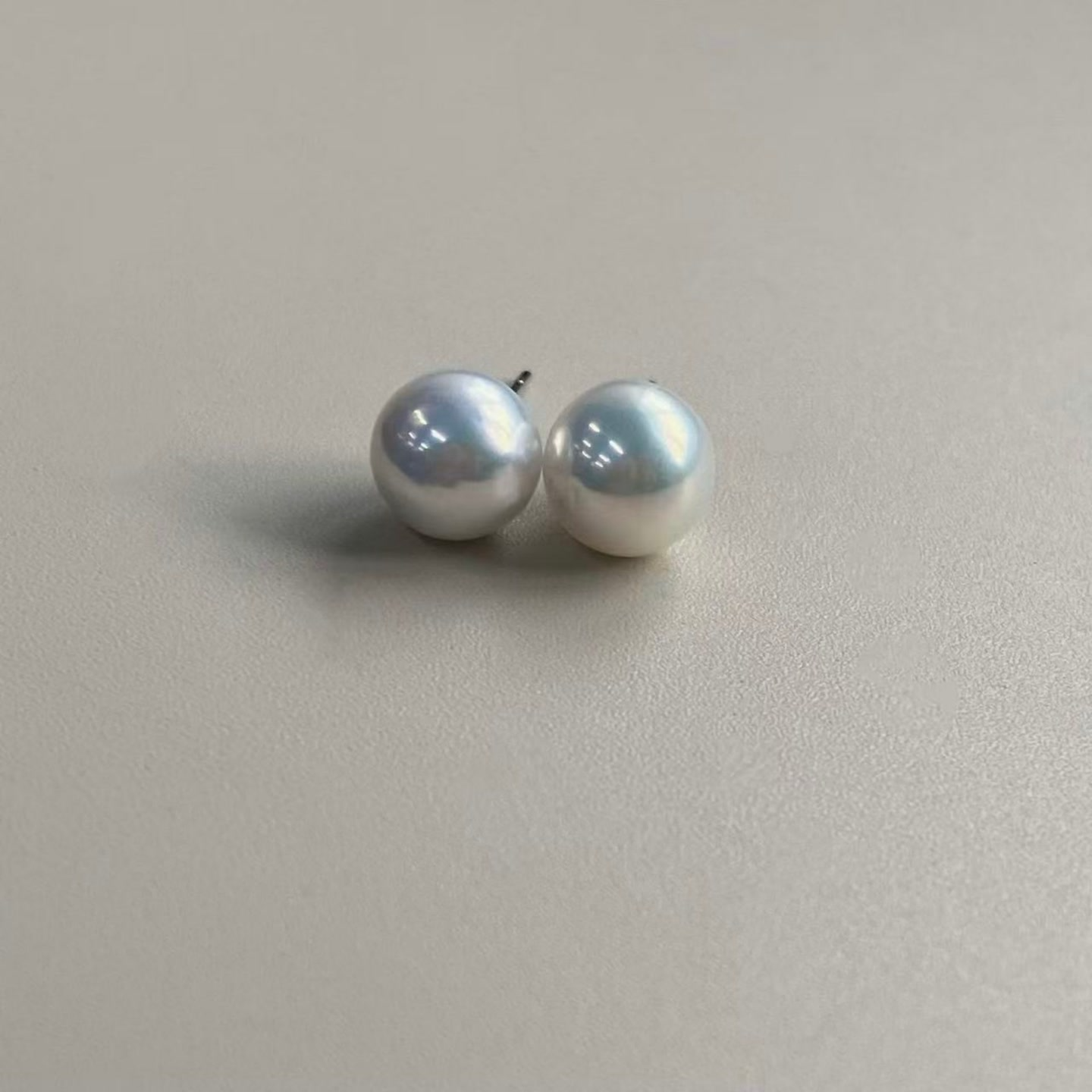 【珀光】天然淡水珍珠耳钉女款 S925银强光日常简约高级感素钉,珠宝/钻石/翡翠,耳饰,淘宝优惠券,粉丝福利购,淘宝优惠卷