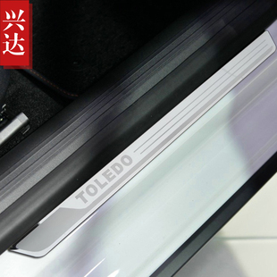 适用于2009-20款西雅特LEON专用不锈钢迎宾踏板SEAT LEON外门槛条