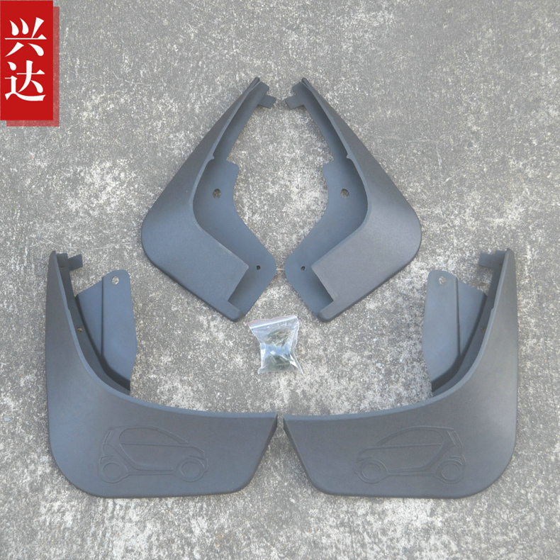 适用于2016-19款进口奔驰smart forfour挡泥板 1.0L 0.9T挡泥皮