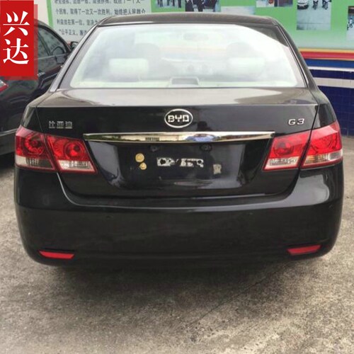 适用于2010-13款比亚迪G3专用不锈钢后备箱装饰亮条 BYD G3后饰条