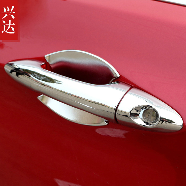 适用于2010-16款北京现代瑞纳专用ABS电镀拉手门碗 Verna装饰亮贴