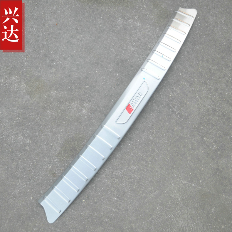 适用于2017-19款一汽奥迪A4L不锈钢后备箱踏板AUDI A4L外置后护板