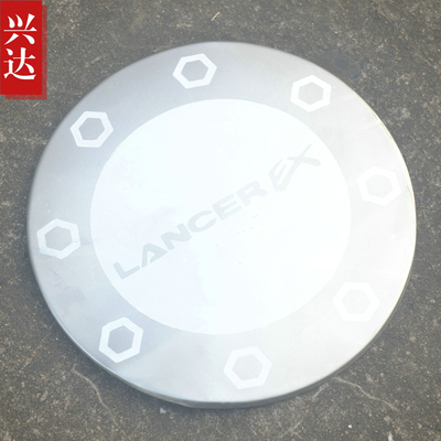 适用于2010-16款东南三菱翼神不锈钢油箱盖 LANCER EX油箱装饰贴