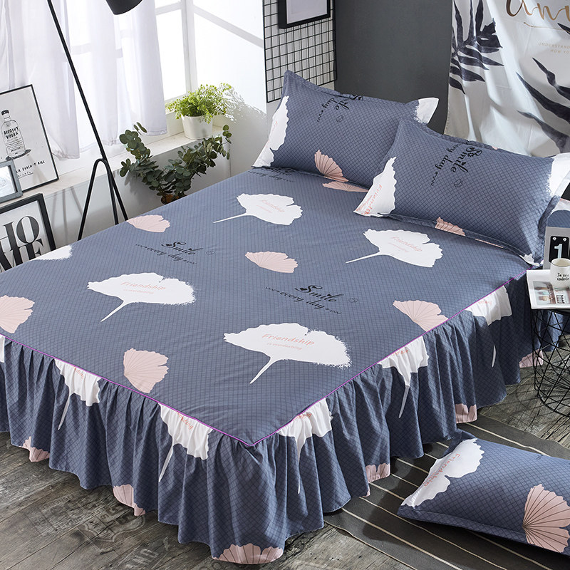 Bedspread Skirt Bedcover 2021 New Year 2020 singleton dustproof Alone Skirts sheet Bed cover Three-piece Suitein the Bedclothes , Bed skirts  category - from Buy2taobao.com to provide professional Taobao agent buy service