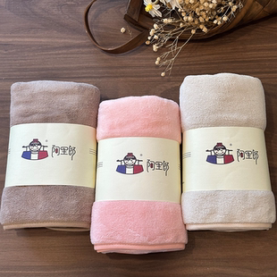 珊瑚绒长绒短绒双面毛巾超强吸水柔软韩国阿里郎洗脸毛巾不掉色
