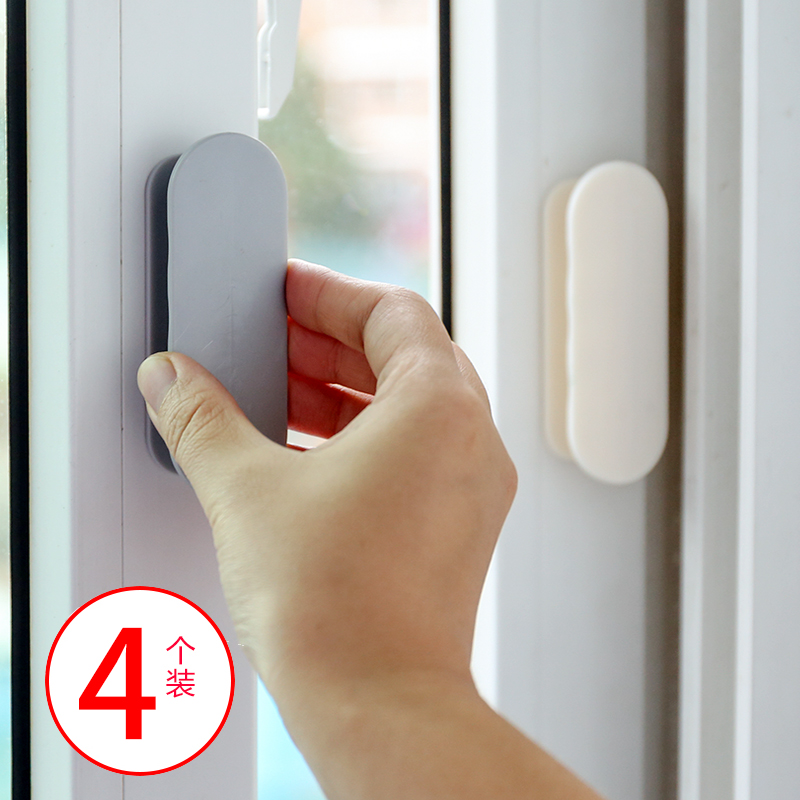 门把手免打孔窗户衣柜器强力粘胶