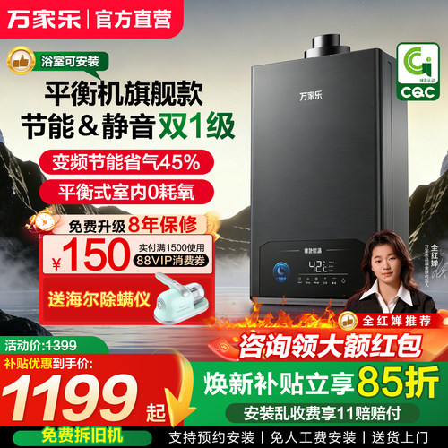 以旧换新平衡式燃气热水器恒温