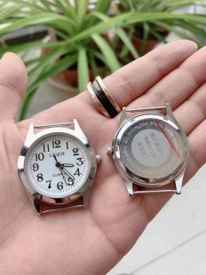 雷尔修表工具手表配件全钢2035机芯表头表数字石英表