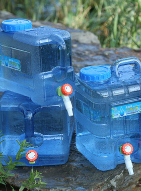 车载多功能户外便携式储水桶食品级大容量带龙头洗手水箱货车专用