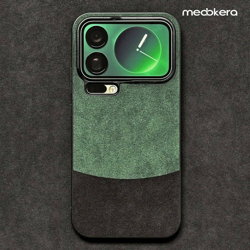 适用于小米17手机壳欧缔兰翻毛皮小米17ProMax保护套防摔17Pro全包防滑外壳个性创意撞色拼接潮男女高端新款