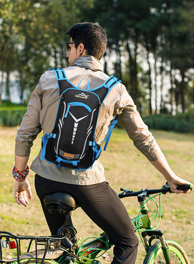 新款骑行背包机车装备透气双肩包防泼水公路车男女山地车骑行背包