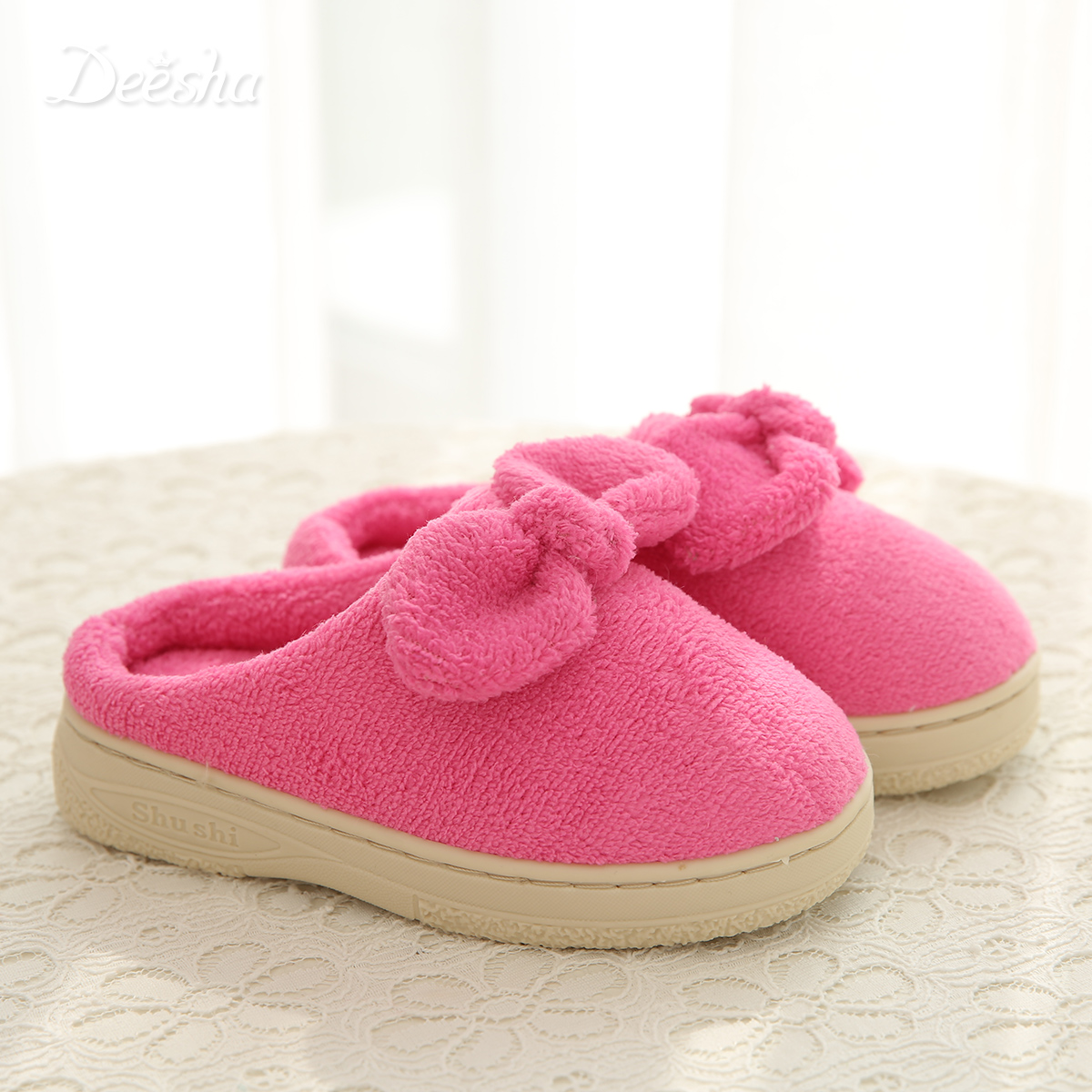 Pantoufles enfants en autre DEESHA pour hiver - Ref 1011279 Image 3