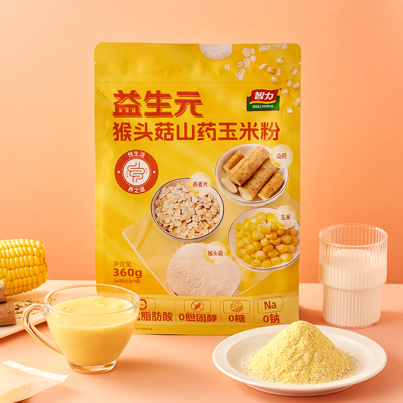 智力益生元猴头菇山药玉米粉早餐