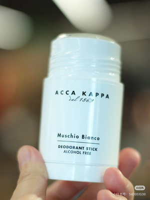 试香 acca kappa止汗膏白苔香体膏固体腋下干爽持久去异味止汗棒