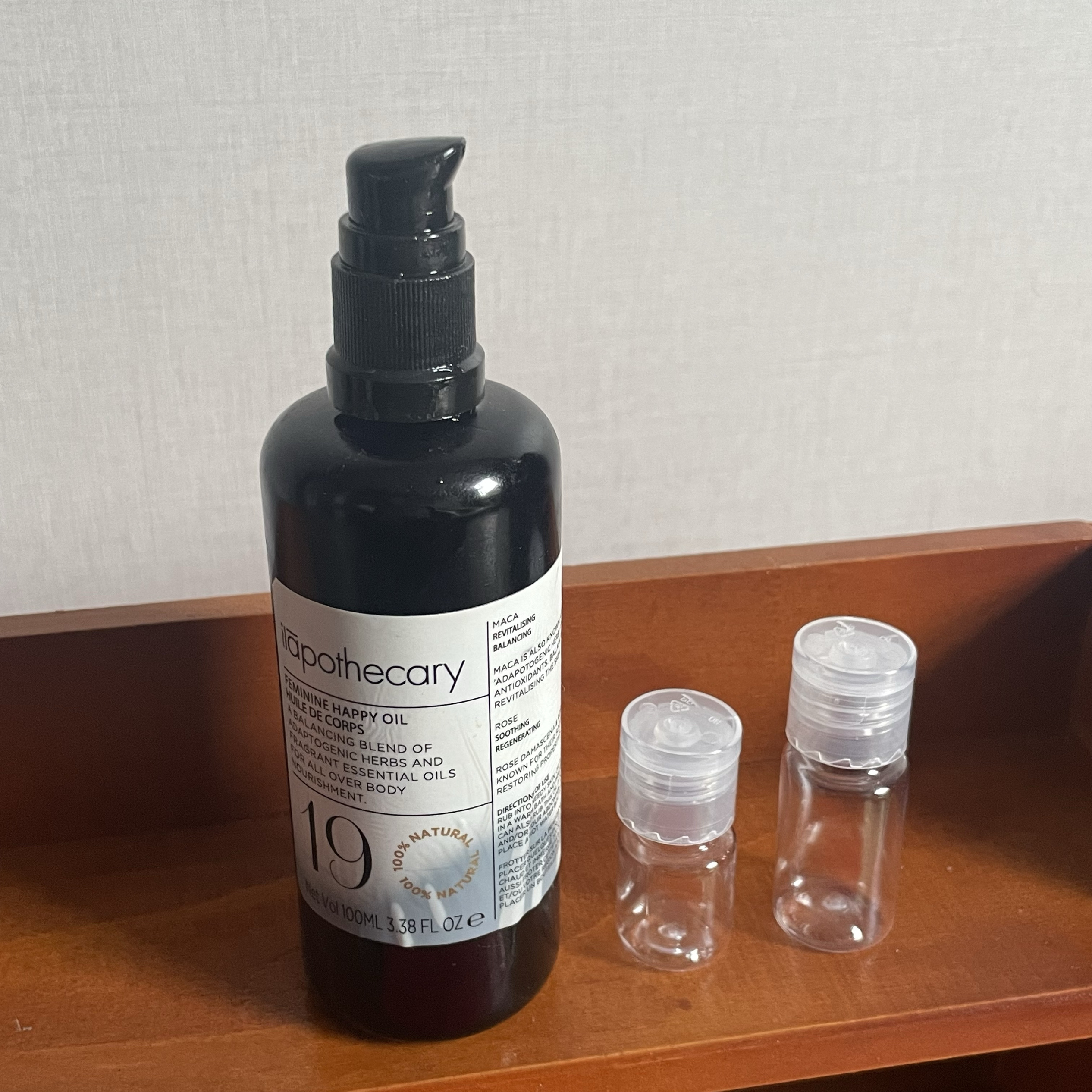 试香 章小蕙推荐ilapothecary 19号芳疗女性回春按摩精油