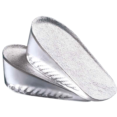 正高 2双硅胶内增高鞋垫男女增高垫半垫软底舒适不累脚增高神器夏