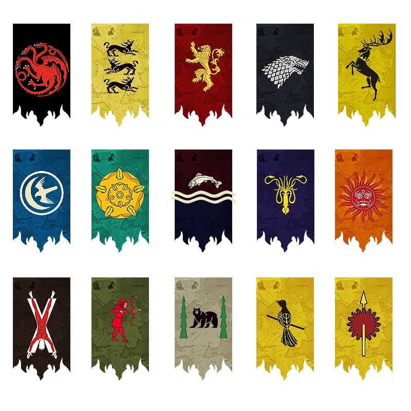 Halloween flags custom made game of thrones flags decorated