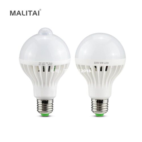 PIR Motion Sensor / Sound Sensor LED light Bulb 220V E27 3W