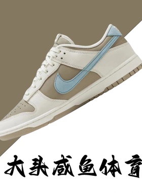 Nike Dunk Low 耐克男女同款低帮DUNK板鞋 白棕蓝HQ1175-240