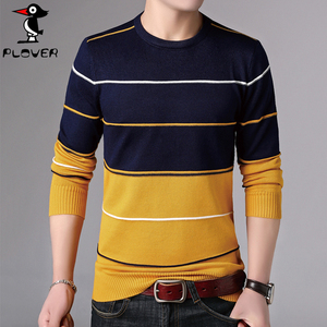 男士新款圆领打底针织衫