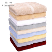 棉田新疆精梳棉浴巾 吸水加大加厚纯棉成人素色大毛巾CFY2208