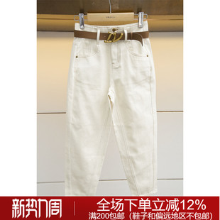 专柜正品秋冬时尚休闲O753601B艾薇水洗牛仔裤1380元