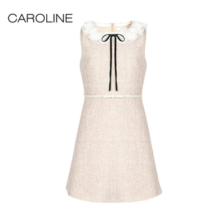 CAROLINE卡洛琳2020冬无袖连衣裙M66C1902吊牌价2980