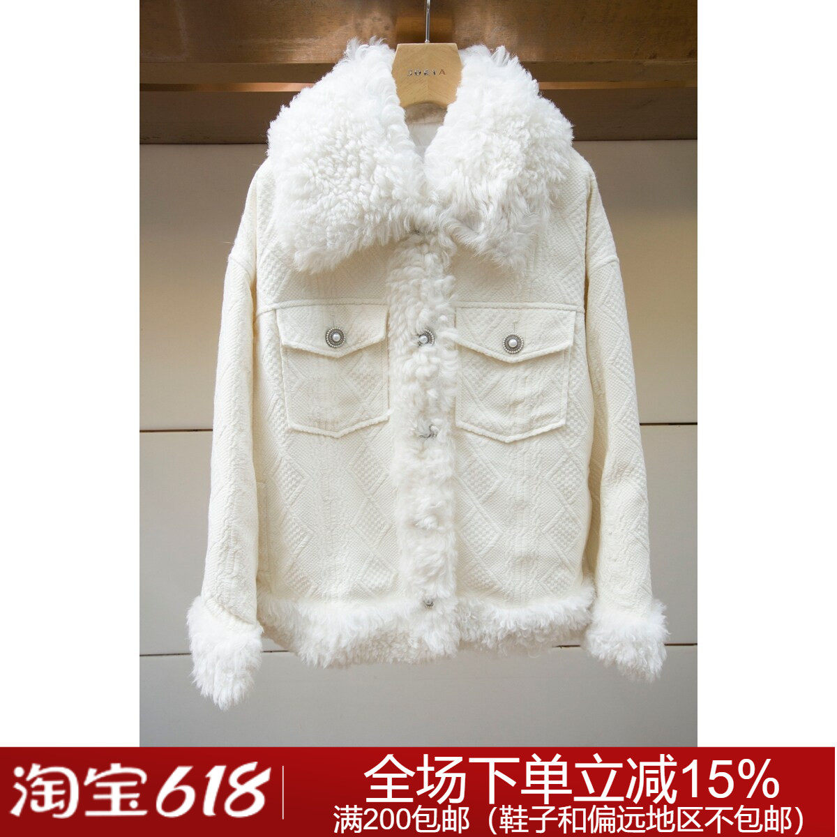JORYA weekend专柜正品秋冬毛领EJWCCX43羽绒服4680元