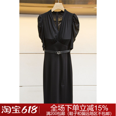 专柜正品春夏时尚优雅O520201B巨式针织连衣裙3380元