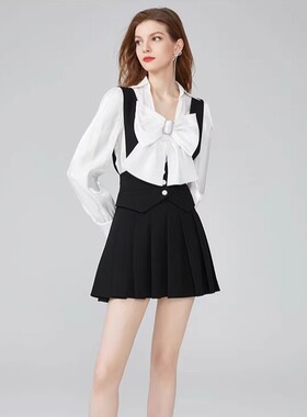 专柜正品秋冬时尚纯色百搭N056S034艾薇背带裙1580元