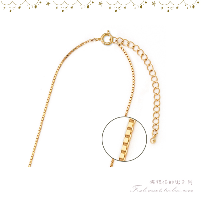 日本成品裸链DIY项链手工配件