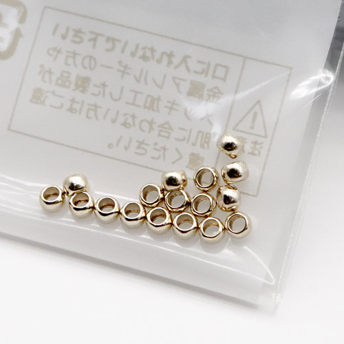 按压定位珠贵和铜镀金日本进口