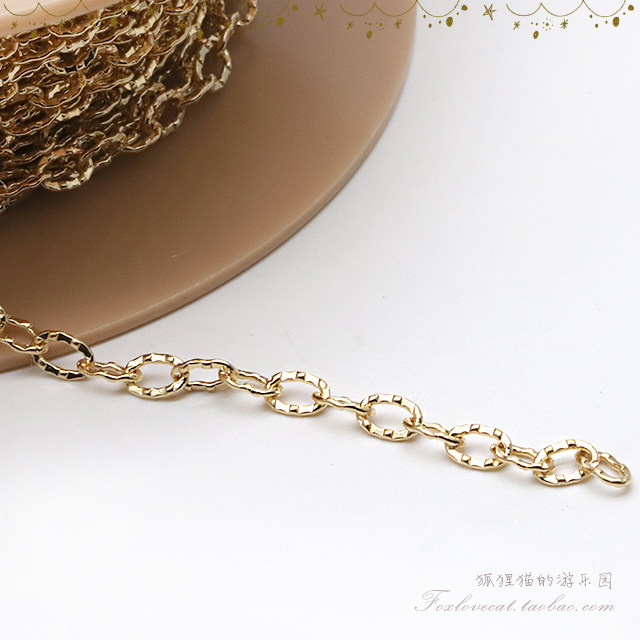 280BW椭圆链条日本贵和KIWA手工配件耳饰项链材料DIY青铜镀金色,饰品/流行首饰/时尚饰品新,链条,淘宝优惠券,粉丝福利购,淘宝优惠卷