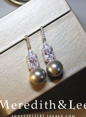 Meredith&Lee简约优雅精致日常百搭温婉气质知性轻奢小众设计耳环