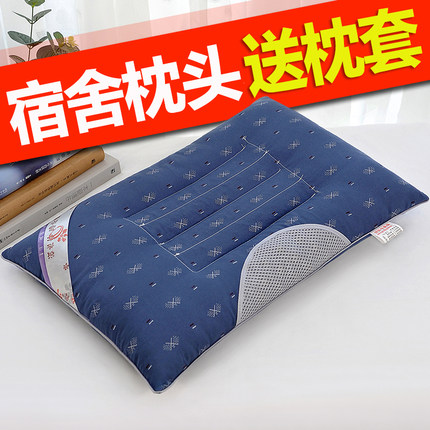 枕头带枕套决明子护颈枕单人学生宿舍简约男睡眠可爱枕芯一对拍2