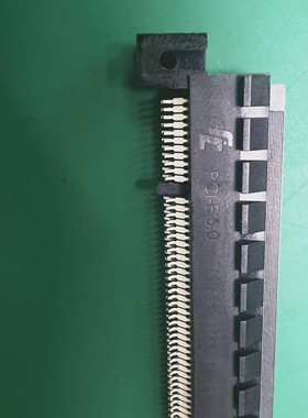 PCIE-X16-5.0-连接器富士康-90度/180度黑色，全部清仓处理