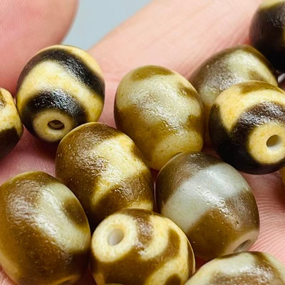 保真西藏天然玛瑙天珠达洛DIY