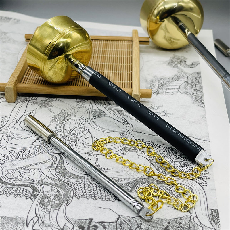 西藏纯铜引庆引磬引罄铜磬可伸缩佛堂用具品助念法器叮铛敲铃摆件
