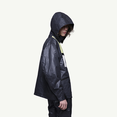 网红黑色几何嘻哈欧美街头夹克